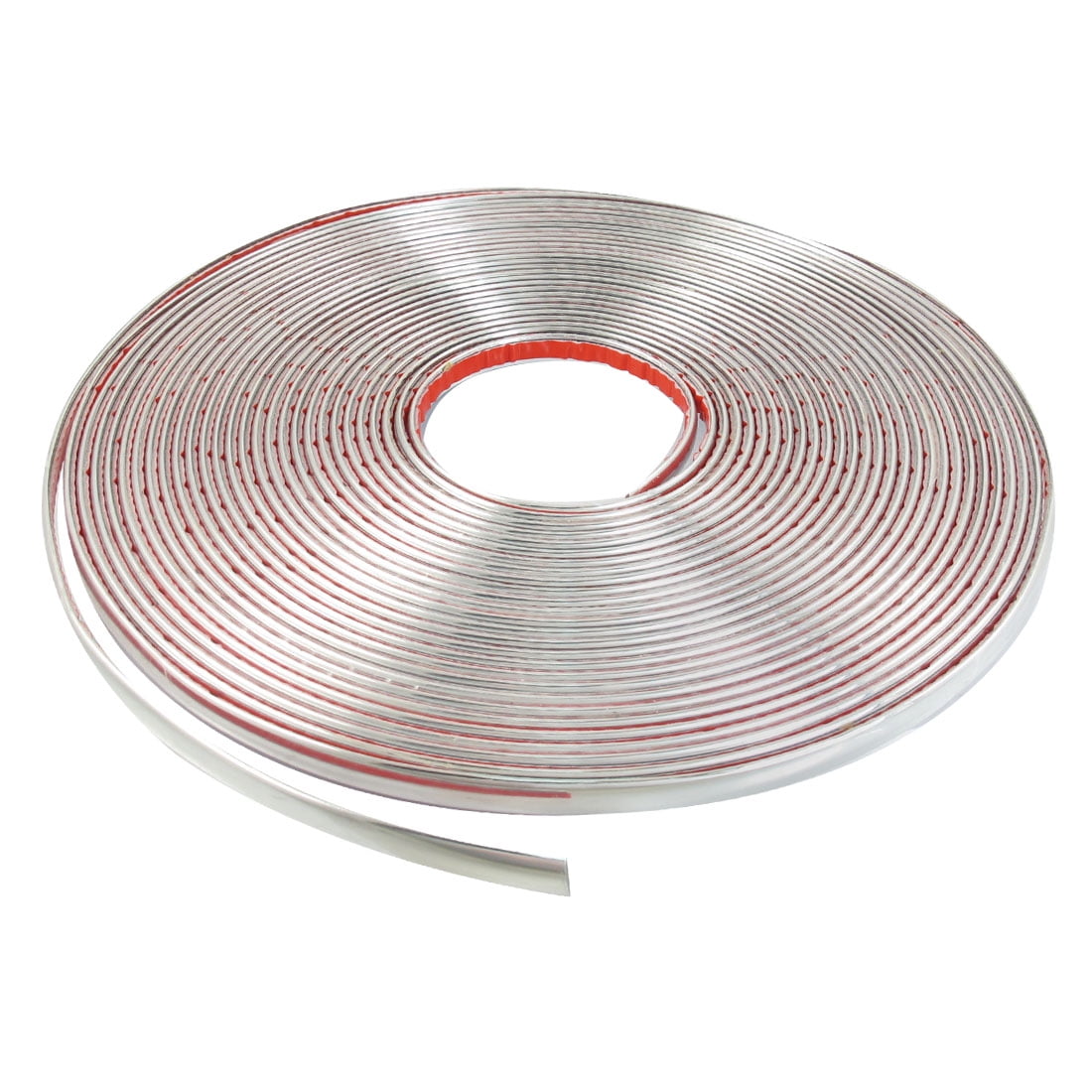 Auto Door Edge Decor Trim Molding Protector Strip Silver Tone 15Mx8mm