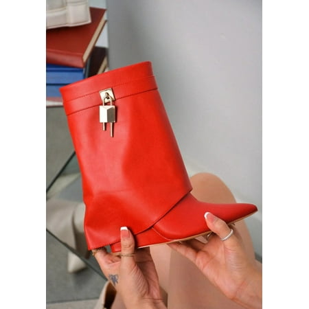 Boss Lady Calf Folded Bootie