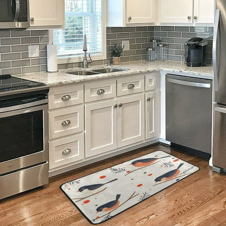 Long Floor Mat 39x20Inch Kitchen Mat Bathroom Mat Living Room Mat Bedroom Mat Absorbent Delicate Fabric No Ball Do Not Fade Little Black Bird Christmas
Long Floor Mat 39x20Inch Kitchen Mat Bathroom Mat Living Room Mat Bedroom Mat Absorbent Delicate Fabric No Ball Do Not Fade Little Black Bird Christmas