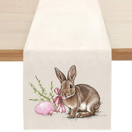 Lierteer Spring Easter Table Runner Easter Decorations Cute Bunny Gnome Easter Egg Tulip
Lierteer Spring Easter Table Runner Easter Decorations Cute Bunny Gnome Easter Egg Tulip