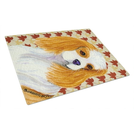 Caroline s Treasures SS4329LCB Cavalier Spaniel Fall Leaves Portrait Glass Cutting Board Large 12H x 16W multicolor
Caroline s Treasures SS4329LCB Cavalier Spaniel Fall Leaves Portrait Glass Cutting Board Large 12H x 16W multicolor