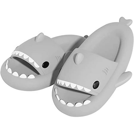 Shark Sandals Slides for Women Men Agooga Cute Novelty Cartoon Anti-Slip Open Toe Slides Summer Lightweight Shark Sandals Casual Beach Foam Shoes Unisex Fashion Cloud Shark Slippers(Light Grey)
Shark Sandals Slides for Women Men Agooga Cute Novelty Cartoon Anti-Slip Open Toe Slides Summer Lightweight Shark Sandals Casual Beach Foam Shoes Unisex Fashion Cloud Shark Slippers(Light Grey)