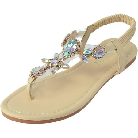 Sport Sandals for Women Charming Women Wedge Shoes Flat Beaded Sandals Beach Sandals Thong Flat Beach Slippers Sandals (Beige 10)
Sport Sandals for Women Charming Women Wedge Shoes Flat Beaded Sandals Beach Sandals Thong Flat Beach Slippers Sandals (Beige 10)