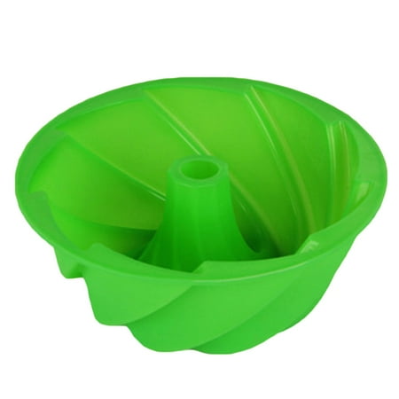 IMSHIE Silicone Spiral Cake Mold Large Spiral Shape Cake Pan Bread Chocolate Bakeware Silicone Mold for Kitchen Baking