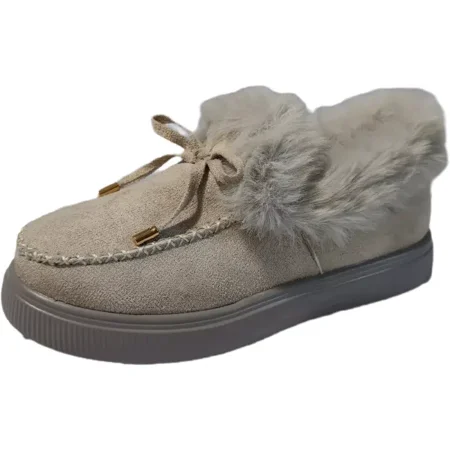 Women‘s Round Toe Fleece Platform Slip-on Shoes Winter Thermal Shoes Women‘s Footwear
Women‘s Round Toe Fleece Platform Slip-on Shoes Winter Thermal Shoes Women‘s Footwear