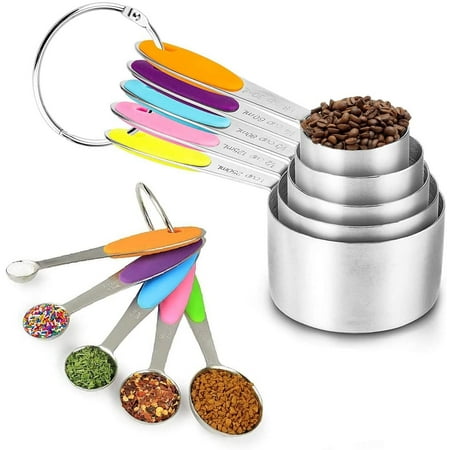 Measuring Spoons Set Stainless Steelof 10 Piece Tablespoon Kitchen Utensils Gadgets
Measuring Spoons Set Stainless Steelof 10 Piece Tablespoon Kitchen Utensils Gadgets