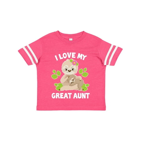 Inktastic Cute Sloth I Love My Great Aunt with Green Leaves Gift Toddler Boy or Toddler Girl T-Shirt
Inktastic Cute Sloth I Love My Great Aunt with Green Leaves Gift Toddler Boy or Toddler Girl T-Shirt