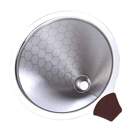 Stainless Steel Coffee Filter Cone Tea Strainer Funnel Mesh Coffee Filter Practica Household Kitchen Filter Screen B
Stainless Steel Coffee Filter Cone Tea Strainer Funnel Mesh Coffee Filter Practica Household Kitchen Filter Screen B