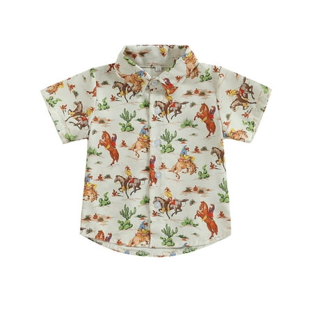 Mevireiy Western Baby Boy Cow Print Shirt Long Sleeve Button Down Lapel Tops Tees Cowboy Beige 3-4 Years
Mevireiy Western Baby Boy Cow Print Shirt Long Sleeve Button Down Lapel Tops Tees Cowboy Beige 3-4 Years