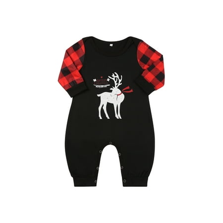 Nokpsedcb Parent-Children Christmas Pajamas Long Sleeve Tops Plaid Pants Jumpsuit for Father Mother Kids Sleepwear Black Red Baby 3-6 Months
Nokpsedcb Parent-Children Christmas Pajamas Long Sleeve Tops Plaid Pants Jumpsuit for Father Mother Kids Sleepwear Black Red Baby 3-6 Months