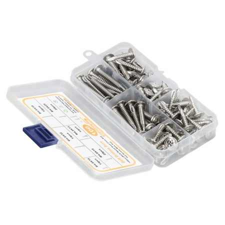 FAGINEY Screw Kit 100Pcs Round Washer Head Self Drilling Screw Set Corrosion Resistance High Hardness Screw Kit Round Head Screw Set
FAGINEY Screw Kit 100Pcs Round Washer Head Self Drilling Screw Set Corrosion Resistance High Hardness Screw Kit Round Head Screw Set