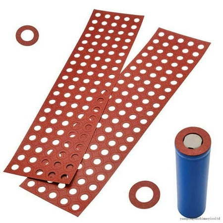 200X 18650 Battery Insulator Insulated Insulation Ring Adhesive Cardboard Paper