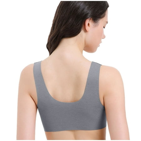 DENGDENG Womens Comfort Front Closure Bra Underwire Wireless Full Coverage Bra Push Up Seamless Bras
DENGDENG Womens Comfort Front Closure Bra Underwire Wireless Full Coverage Bra Push Up Seamless Bras