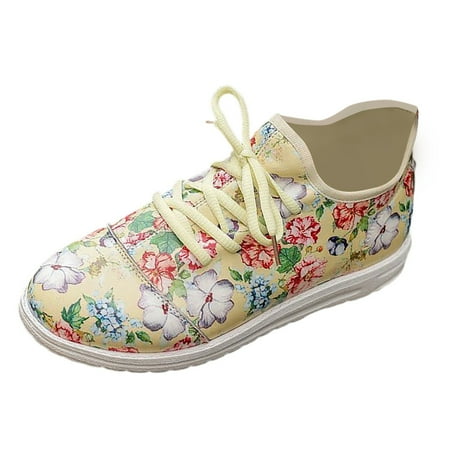 nsendm Female Shoes Adult Business Casual Work Shoes for Women Shoes New Flower Print Outdoor Comfortable Casual Shoes Casual Shoes Women Wide Yellow 7.5
nsendm Female Shoes Adult Business Casual Work Shoes for Women Shoes New Flower Print Outdoor Comfortable Casual Shoes Casual Shoes Women Wide Yellow 7.5
