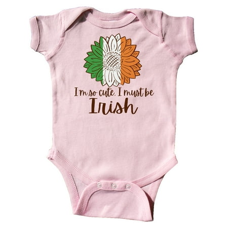 Inktastic I m So Cute I Must be Irish Sunflower Gift Baby Boy or Baby Girl Bodysuit
Inktastic I m So Cute I Must be Irish Sunflower Gift Baby Boy or Baby Girl Bodysuit
