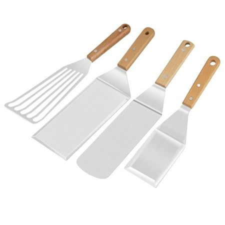 Griddle Spatula Set | Solid Stainless Steel Turner with Wooden Handle | Tuner for Grilling Accessories Cooking Corrosion-Resistant for Fish Frying Burgers BBQ
Griddle Spatula Set | Solid Stainless Steel Turner with Wooden Handle | Tuner for Grilling Accessories Cooking Corrosion-Resistant for Fish Frying Burgers BBQ