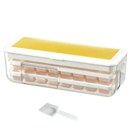 Hloma Ice Cube Tray Multi-purpose Scentless Non-sticky Press Type Square Ice Cube Mold with Lid for Home
Hloma Ice Cube Tray Multi-purpose Scentless Non-sticky Press Type Square Ice Cube Mold with Lid for Home