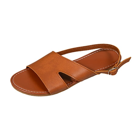 PEASKJP Sandals for Women Casual Summer Women s Gladiator Strap Sandals Flat Fisherman Thong Cross Strappy Sandals (Brown 8.5)
PEASKJP Sandals for Women Casual Summer Women s Gladiator Strap Sandals Flat Fisherman Thong Cross Strappy Sandals (Brown 8.5)