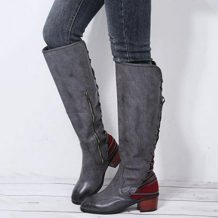 Homadles Women s Boots on Sale Low Heel- Flats Casual with Zipper Round Toe Boots Dark Gray Size 8.5
Homadles Women s Boots on Sale Low Heel- Flats Casual with Zipper Round Toe Boots Dark Gray Size 8.5