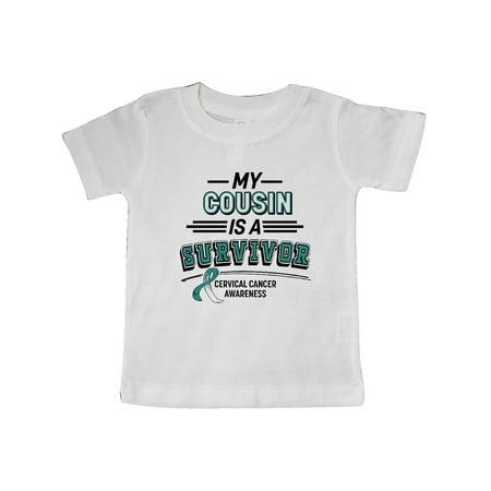 Inktastic My Cousin is a Survivor Cervical Cancer Awareness Gift Baby Boy or Baby Girl T-Shirt
Inktastic My Cousin is a Survivor Cervical Cancer Awareness Gift Baby Boy or Baby Girl T-Shirt