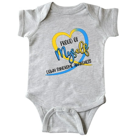 Inktastic Proud of Myself Down Syndrome Awareness Heart Ribbon Gift Baby Boy or Baby Girl Bodysuit
Inktastic Proud of Myself Down Syndrome Awareness Heart Ribbon Gift Baby Boy or Baby Girl Bodysuit
