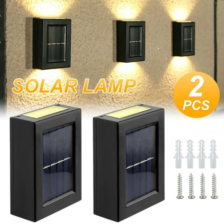 HOTBEST 2 Packs Solar Deck Lights Led Outdoor Garden Decorative Wall Mount Fence Post Lighting
HOTBEST 2 Packs Solar Deck Lights Led Outdoor Garden Decorative Wall Mount Fence Post Lighting