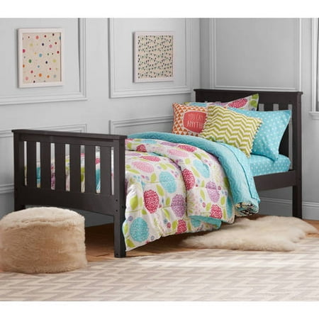 Better Homes and Gardens Kids Pine Creek Twin Bed, Espresso Finish