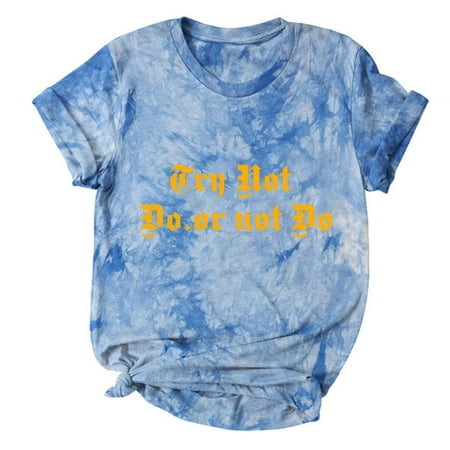 Crop Tops for Women Sequin Tops for Women Women s Shirt Tees Funny Cute Short Sleeve T Shirt Tie-dye T-shirt Tops Blouse Gift for Women High Top Women Maternity Tops on Sales Blue S
Crop Tops for Women Sequin Tops for Women Women s Shirt Tees Funny Cute Short Sleeve T Shirt Tie-dye T-shirt Tops Blouse Gift for Women High Top Women Maternity Tops on Sales Blue S