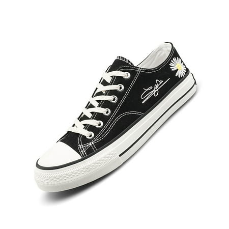 Men‘s Daisy Embroidery Canvas Shoes Trendy Casual Walking Sneakers Spring And Summer
Men‘s Daisy Embroidery Canvas Shoes Trendy Casual Walking Sneakers Spring And Summer