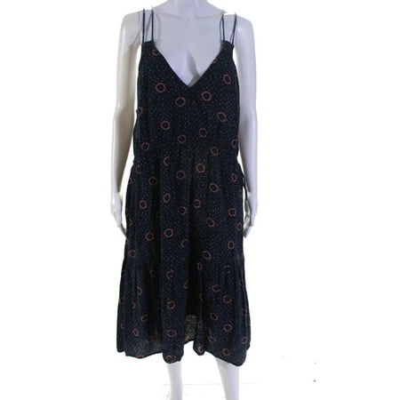 Pre-owned|Apiece Apart Womens Printed Daphne Dress Size 14 14315853