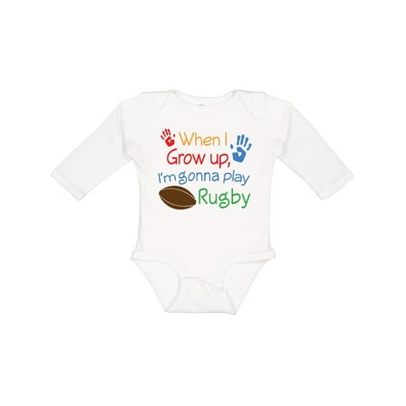 Inktastic Future Rugby Player Outfit Boys Gift Baby Boy Long Sleeve Bodysuit
Inktastic Future Rugby Player Outfit Boys Gift Baby Boy Long Sleeve Bodysuit