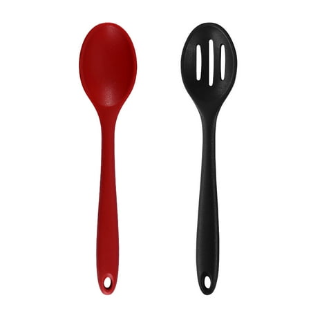 Cooking Tools and Utensils 2 Piece Nylon and Wood Kitchen Set Heat Resistant Spatula and Spoons Red+Black
Cooking Tools and Utensils 2 Piece Nylon and Wood Kitchen Set Heat Resistant Spatula and Spoons Red+Black