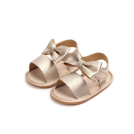 EYIIYE Summer Baby Girl Bowknot Sandals Anti-Slip Crib Shoes Soft Sole Prewalkers 0-18 Months
EYIIYE Summer Baby Girl Bowknot Sandals Anti-Slip Crib Shoes Soft Sole Prewalkers 0-18 Months