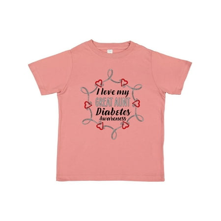 Inktastic I Love My Great Aunt Diabetes Awareness Gift Toddler Boy or Toddler Girl T-Shirt
Inktastic I Love My Great Aunt Diabetes Awareness Gift Toddler Boy or Toddler Girl T-Shirt