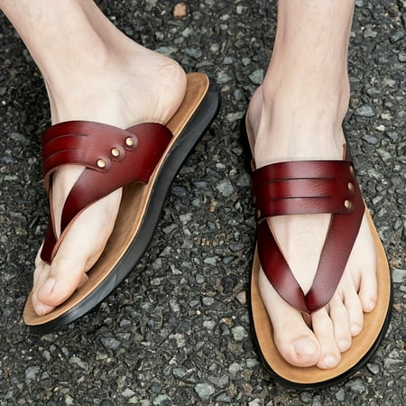 Men s Solid Breathable Anti-skid Stitching Casual Closed Toe Slip On Sandals Summer Beach Sandals For Outdoor
Men s Solid Breathable Anti-skid Stitching Casual Closed Toe Slip On Sandals Summer Beach Sandals For Outdoor