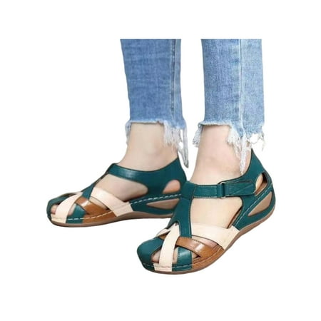Rockomi Women s Comfy Sports Sandals Summer Casual Holiday Shoes Roman Sandals Size 8