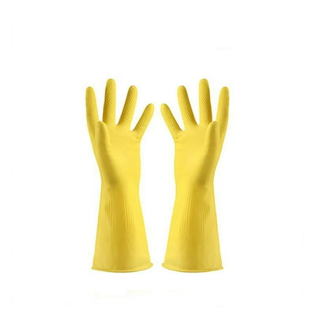 Volity 1Pairs Reusable Household Gloves Rubber Dishwashing gloves Extra Thickness Long Sleeves For Kitchen Cleaning Working Painting Gardening Pet Care
Volity 1Pairs Reusable Household Gloves Rubber Dishwashing gloves Extra Thickness Long Sleeves For Kitchen Cleaning Working Painting Gardening Pet Care