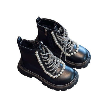 Gomelly Girls Fashion Boot Lace Up Ankle Boots Keep Warm Dress Booties Comfort Short Bootie Wedding School Princess Shoes Black 12C
Gomelly Girls Fashion Boot Lace Up Ankle Boots Keep Warm Dress Booties Comfort Short Bootie Wedding School Princess Shoes Black 12C