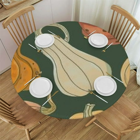 Tllo0ord Fall Thanksgiving Green Pumpkins Round Tablecloths Table Covers with Elastic Polyester Fitted Tablecloth Circular Tablecloths for Indoor Outdoor Dinner Kitchen Fit Table 54-58
Tllo0ord Fall Thanksgiving Green Pumpkins Round Tablecloths Table Covers with Elastic Polyester Fitted Tablecloth Circular Tablecloths for Indoor Outdoor Dinner Kitchen Fit Table 54-58