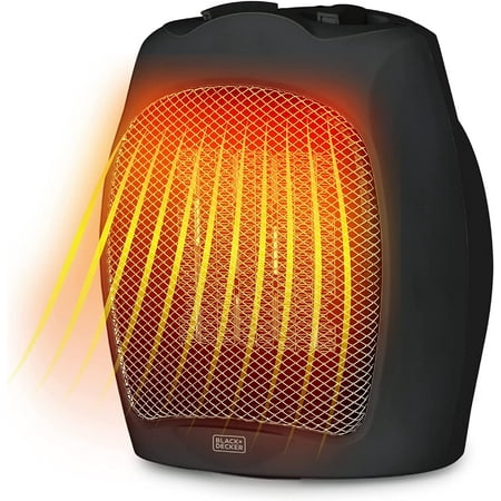 BLACK+DECKER Portable Space Heater 1500W Small Space Heater with Overheat Protection for Indoor Use White
BLACK+DECKER Portable Space Heater 1500W Small Space Heater with Overheat Protection for Indoor Use White