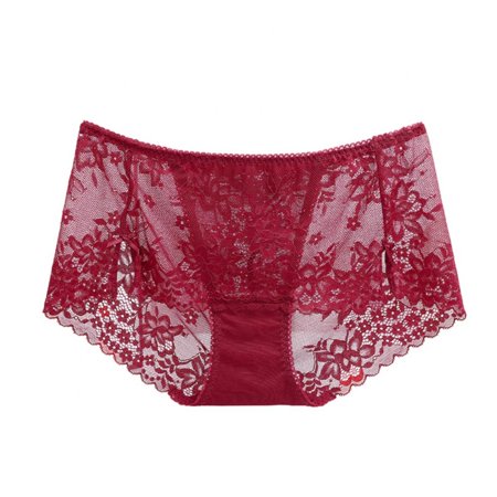 Women s Split Lace Briefs Bow Slimming Shapers Transparent Mid-rise Comfortable Full Coverage Soft Panties(1-Packs)
Women s Split Lace Briefs Bow Slimming Shapers Transparent Mid-rise Comfortable Full Coverage Soft Panties(1-Packs)