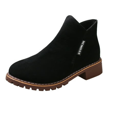 Girls Thick Heel Ankle Boots with High Quality Fabric Material for Stylish Women Office Lady Black 42
Girls Thick Heel Ankle Boots with High Quality Fabric Material for Stylish Women Office Lady Black 42