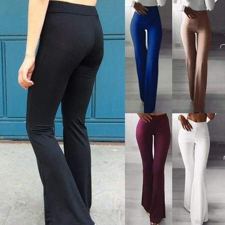 Taluosi Office Lady Solid Color High Waist Bell-bottomed Pants Slim Wide Leg Trousers
Taluosi Office Lady Solid Color High Waist Bell-bottomed Pants Slim Wide Leg Trousers