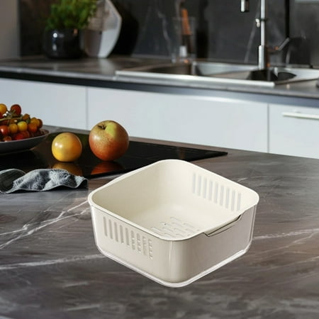 Clearance Items!Double Drainage Basket Multi-Purpose Dishwashing and Fruit Tray for Kitchen Use Essential for Effective Draining and Washing
Clearance Items!Double Drainage Basket Multi-Purpose Dishwashing and Fruit Tray for Kitchen Use Essential for Effective Draining and Washing