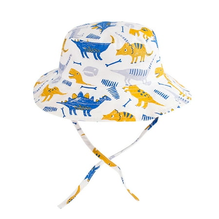 Relanfenk Baby Hats Cartoon Girl Floral Bucket Protection Basin Sun Sunscreen Cap Hat
