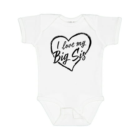 Inktastic I Love My Big Sis in Black Chalk Heart Gift Baby Boy or Baby Girl Bodysuit
Inktastic I Love My Big Sis in Black Chalk Heart Gift Baby Boy or Baby Girl Bodysuit