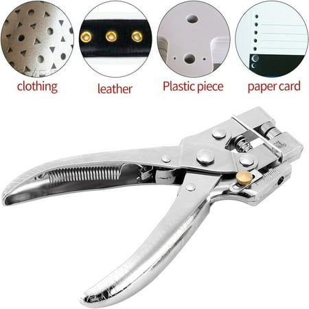 SHZHCX The Heavy Duty Eyelet Plier Setting Tool: Sturdy Reliable and Durable with 100 Easy-to-Press Hollow Grommets - Ideal for Leather Crafting Tarpaulins and More - Perfect for All
SHZHCX The Heavy Duty Eyelet Plier Setting Tool: Sturdy Reliable and Durable with 100 Easy-to-Press Hollow Grommets - Ideal for Leather Crafting Tarpaulins and More - Perfect for All