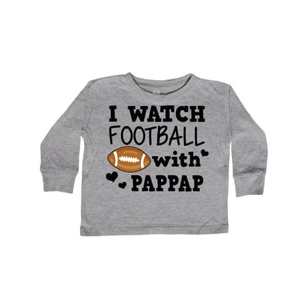 Inktastic I Watch Football with My Pappap Gift Toddler Boy Girl Long Sleeve T-Shirt
Inktastic I Watch Football with My Pappap Gift Toddler Boy Girl Long Sleeve T-Shirt