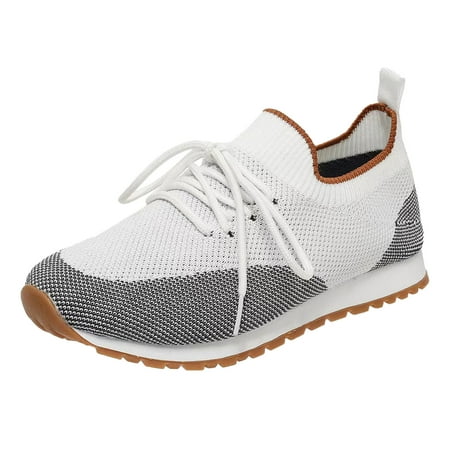 MIASHUI Shoes for Women Ladies Fashion Color Blocking Breathable Knitted Lace Up Flat Bottomed Casual Sports Shoes White 8
MIASHUI Shoes for Women Ladies Fashion Color Blocking Breathable Knitted Lace Up Flat Bottomed Casual Sports Shoes White 8