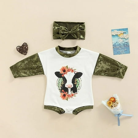 Xinhuaya Baby Girls Long Sleeve Fall Oversized Romper Headband 2PCS Outfits 0-18 Months
Xinhuaya Baby Girls Long Sleeve Fall Oversized Romper Headband 2PCS Outfits 0-18 Months
